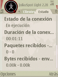 Trasforma il tuo cellulare 3G in un hotspot wi-fi con JoikuSpot screenshot0002 Convierte tu móvil 3G en un punto de acceso wifi con JoikuSpot router movile joikuspot hsdpa 3g
