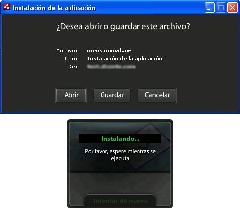 mensamovil2 mensamovil21 Adobe Air XI Despliega tus aplicaciones directamente desde la web R.I.A. air adobe